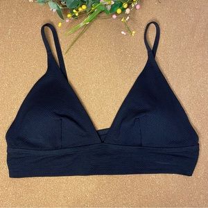 Aerie Swim Top Triangle Black Size XL